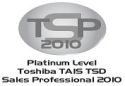 Toshiba Platinum Level Certification