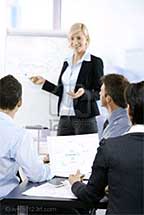 Woman Teaching Seminar