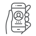 Mobile Device Security Icon