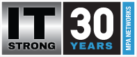 Graphic displaying: 'IT Strong', '30 Years', 'ATS Communications'