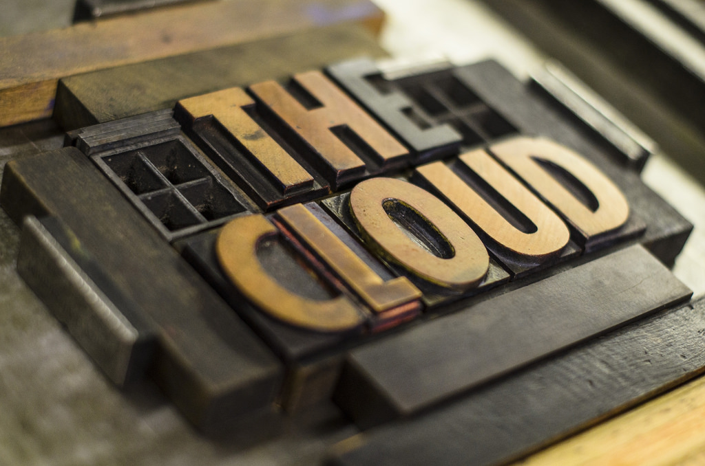 The words 'The Cloud'